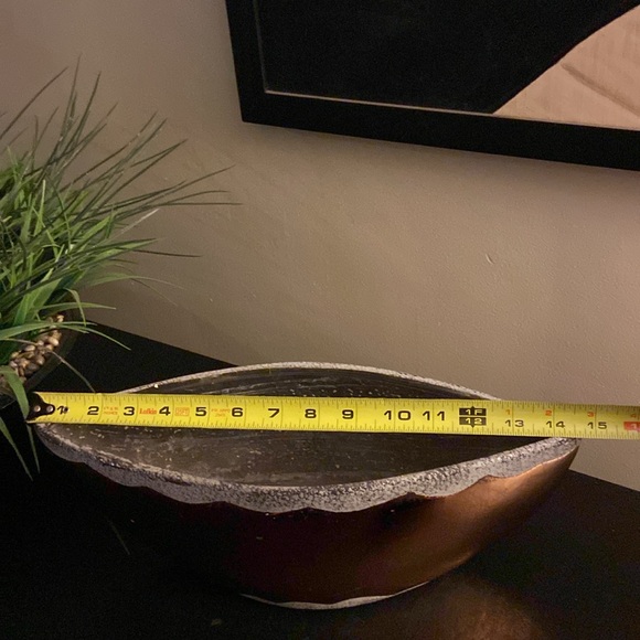 Bronze ceramic vases planters set of 2 - Picture 6 of 13